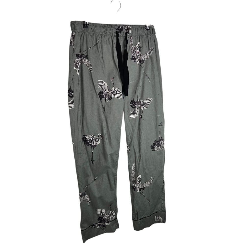 Nordstrom Crane Bird Asian Print Pajama Pants